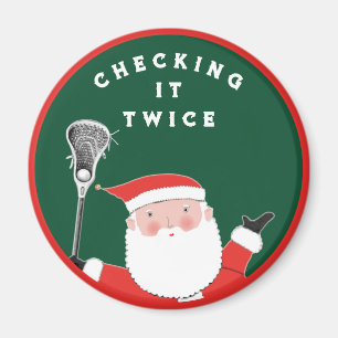 Imã Lacrosse Christmas Stoffer