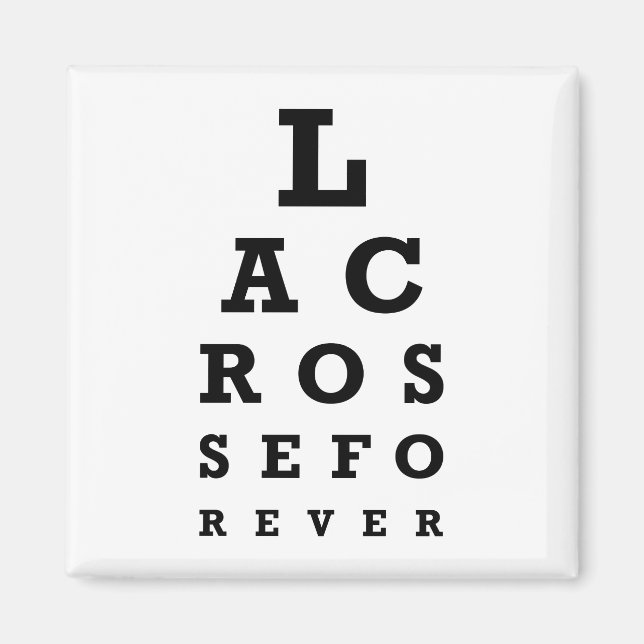 Imã Lacrosse Forever (Frente)