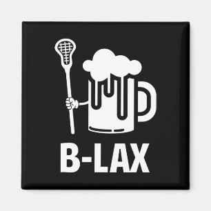 Imã Lacrosse Funny Gift Men Treinador Beer Lover B-lex
