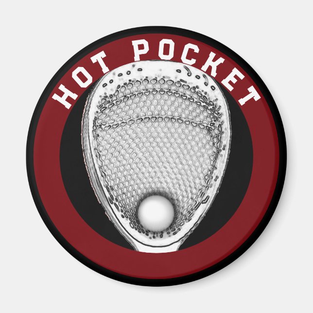 Imã Lacrosse Goalie Novelty Gift Magnet (Frente)