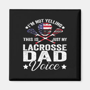Imã Lacrosse Lax Eu não estou gritando apenas minha vo