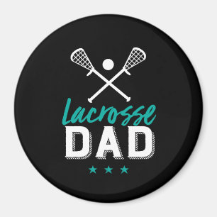 Imã Lacrosse Pai Orgulhoso Pai do Jogador de Esportes