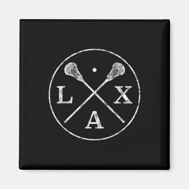 Imã Lacrosse Sticks Emblem I Tea Para Jogadores De Lam (Frente)