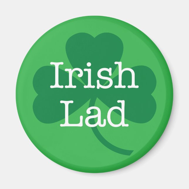 Imã Lad Irlandês, Rua, Shamrock do Dia de Patrick (Frente)