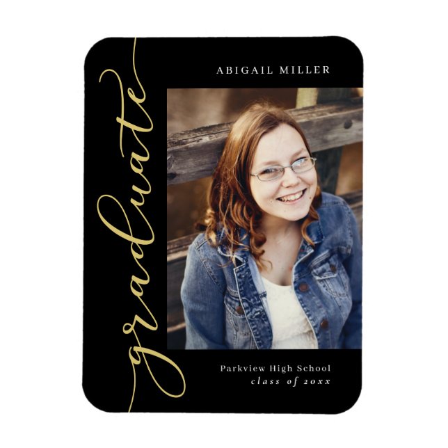 Ímã Lado Escrevendo Magneta de Graduação de COR EDITÁV (Vertical)