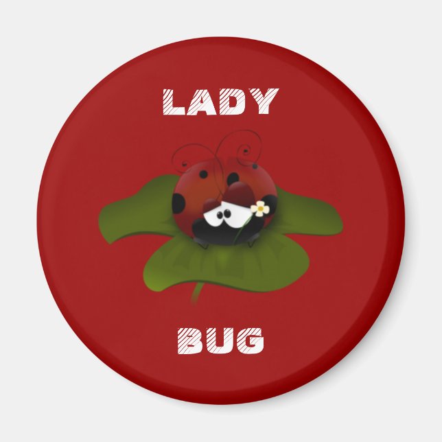 Imã Lady Bug (Frente)