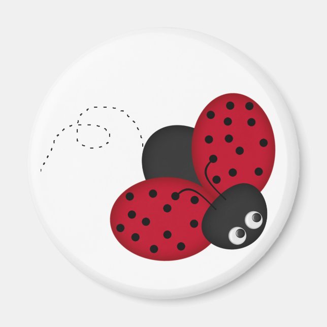 Imã Lady Bug Luck Magnet (Frente)