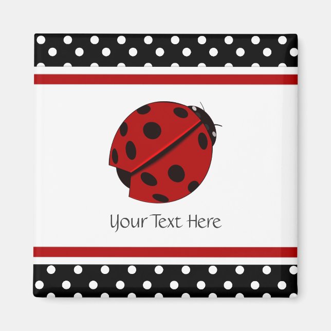 Imã Lady Bug Magnet (Frente)