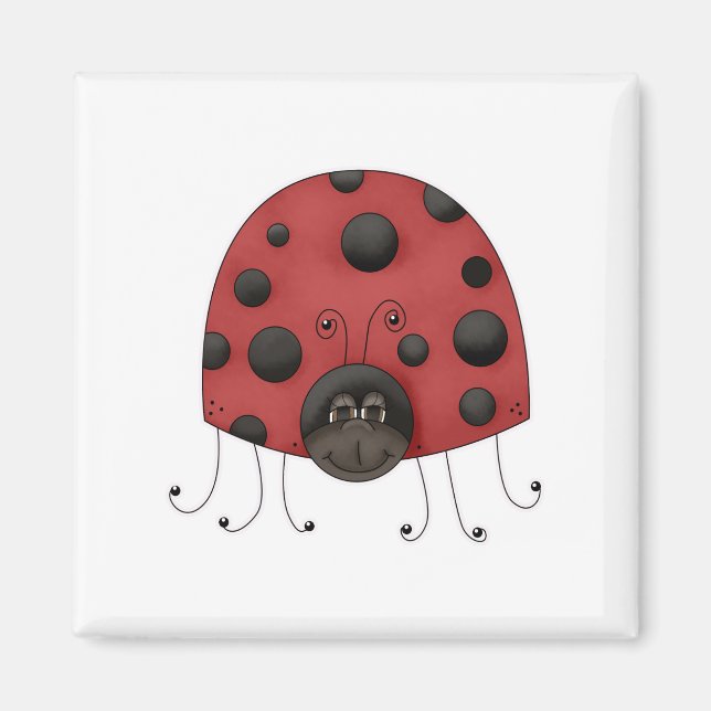 Imã Lady Bug Tradicional (Frente)