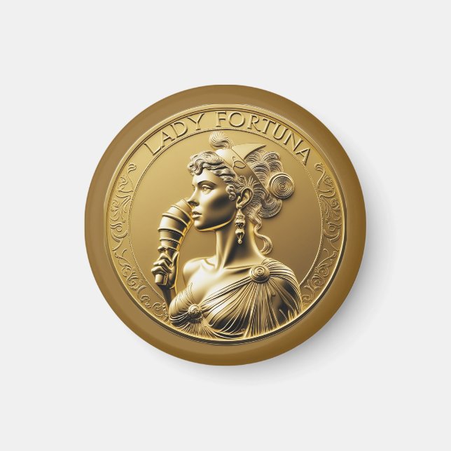 Imã Lady Fortuna, deusa romana (Frente)