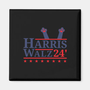 Imã Lady Gato Sem Fios Para Kamala Harris Tim Wheimer