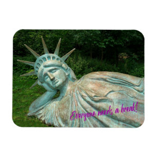 Ímã Lady Liberty faz uma pausa - foto-ímã