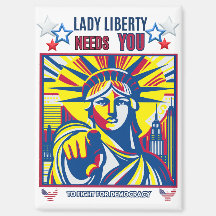 Lady Liberty precisa de você! oligarquia de luta d