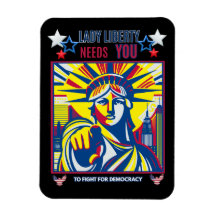 Lady Liberty precisa de você! oligarquia negra da