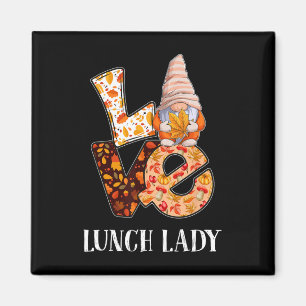 Imã Lady Love Autumn Fall Gnomo Para Professores 1