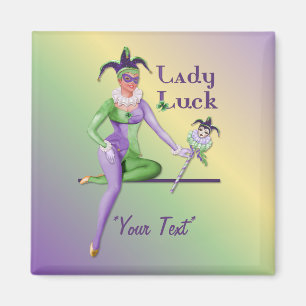 Imã Lady Luck Harlequin