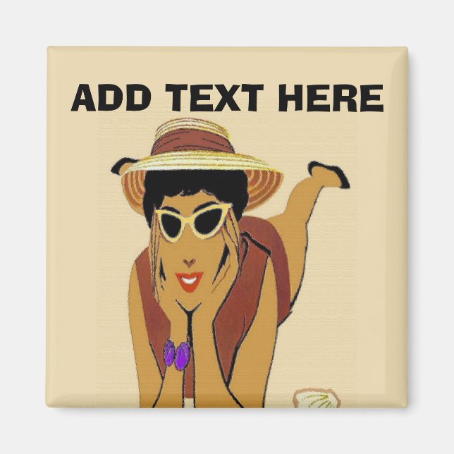 Imã Lady On Beach (Frente)