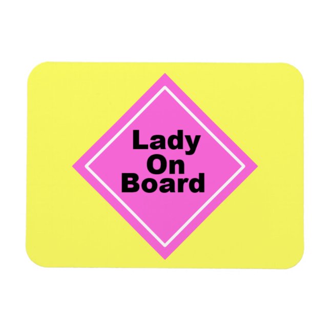 Ímã Lady on Conselho Magnet (Horizontal)