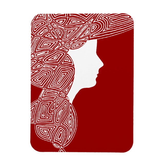 Ímã Lady Red (Vertical)