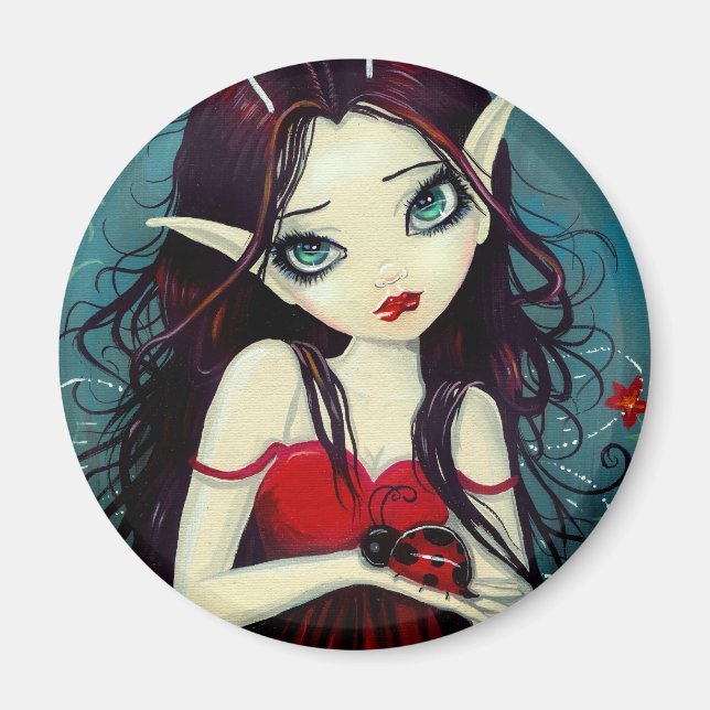 Imã Ladybug Big-Eye Fairy Art (Frente)