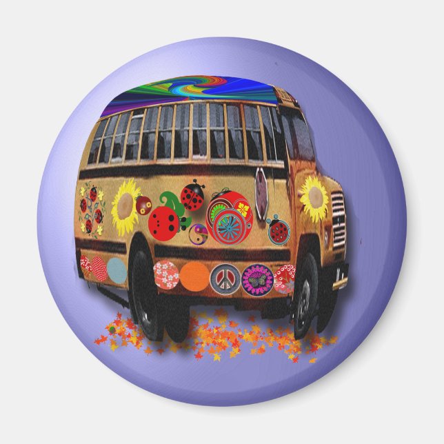 Imã Ladybug Bus (Frente)