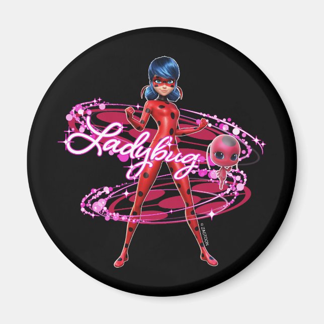 Imã Ladybug e Gráfico Tikki (Frente)