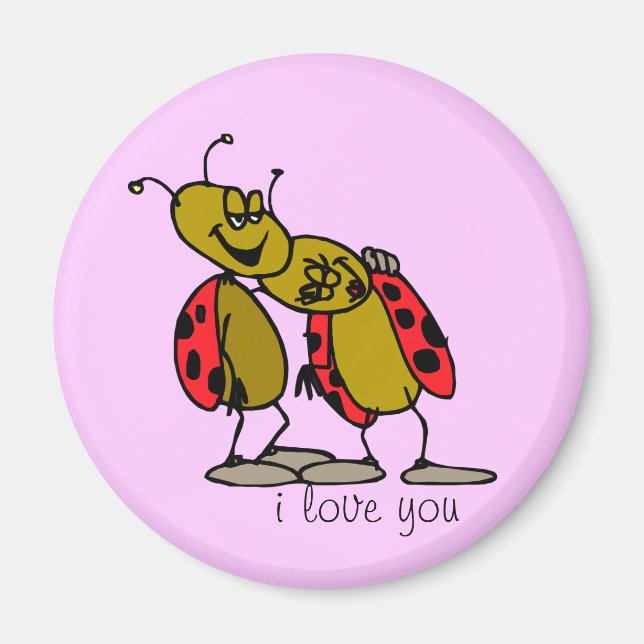 Imã Ladybug Love Magnet (Frente)