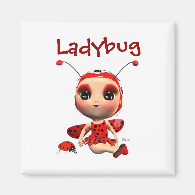 Imã Ladybug Magnet (Frente)