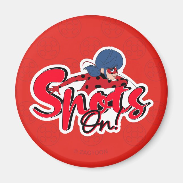 Imã Ladybug Miraculoso | Pontos em (Frente)