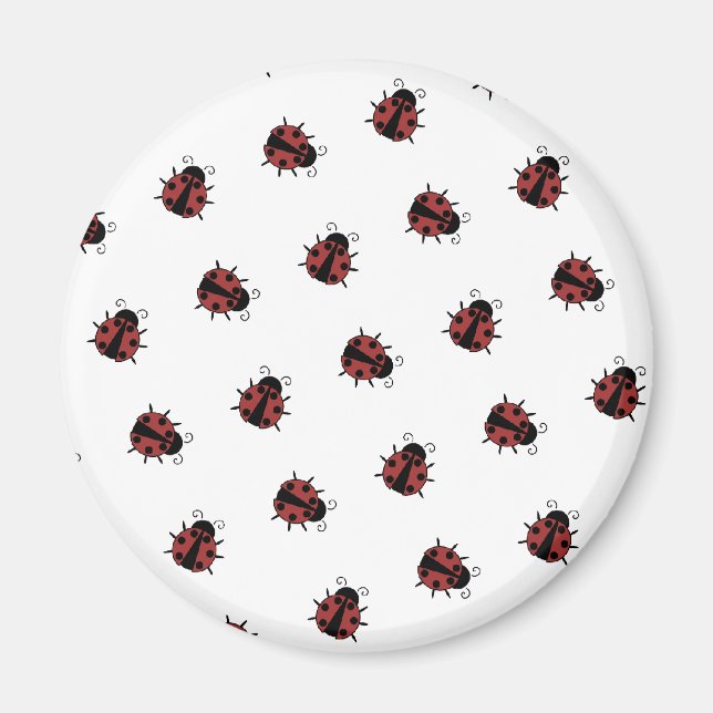 Imã Ladybug Pattern (Frente)