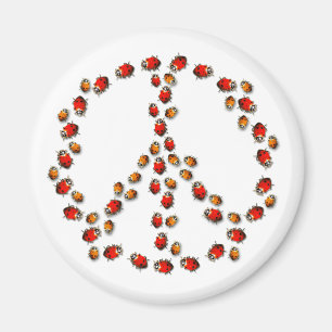 Imã Ladybug Peace Magnet