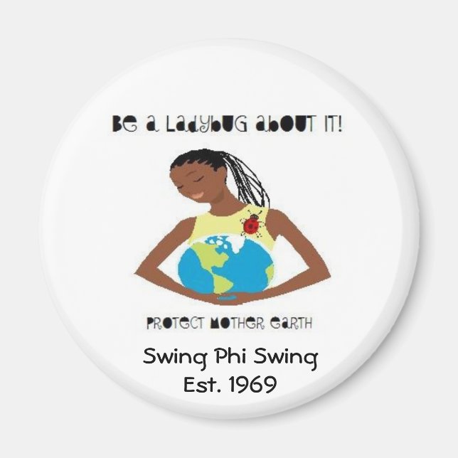 Imã Ladybug salvando o planeta Terra (Frente)