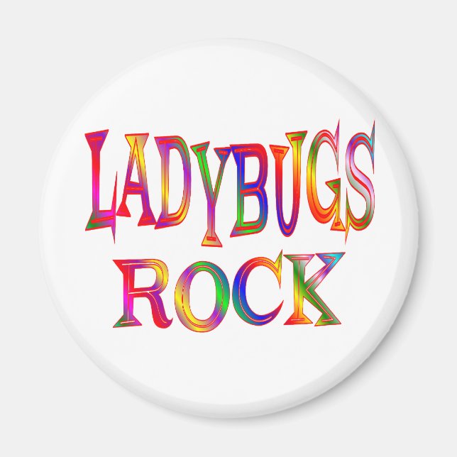 Imã Ladybugs Rock (Frente)
