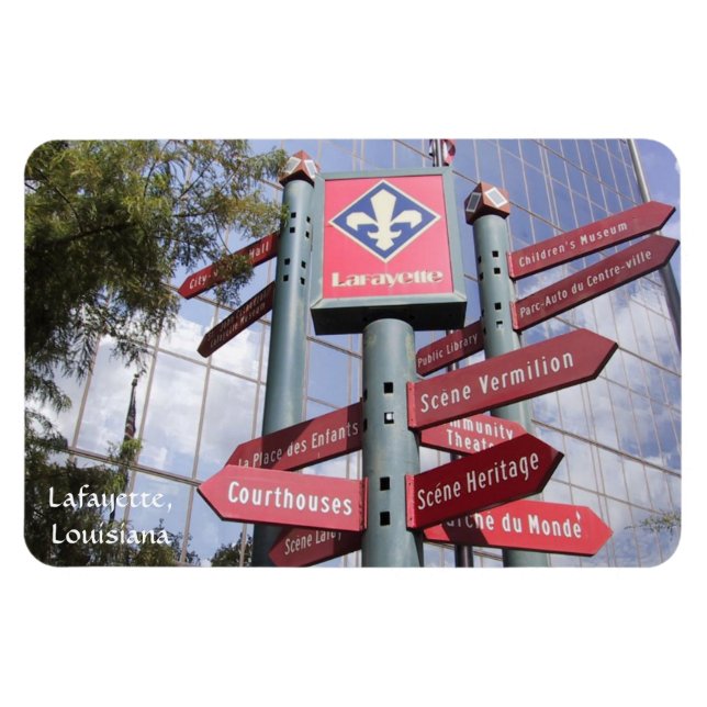 Ímã Lafayette, Louisiana Magnet (Horizontal)