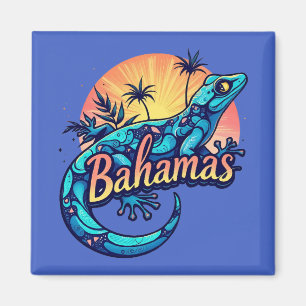 Imã Lagarto das Bahamas Caribenho