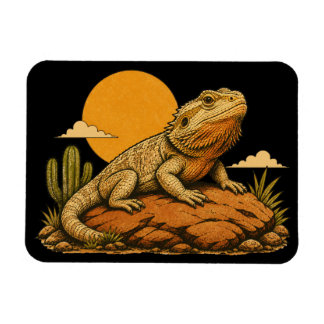 Ímã Lagarto Dragão Barbudo Réptil