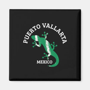 Imã Lagarto Iguana Puerto Vallarta Férias na Praia Par