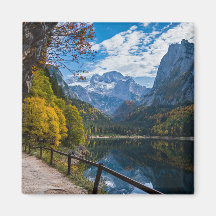 Lago Alpina Mountain Lake Gosausee, Áustria