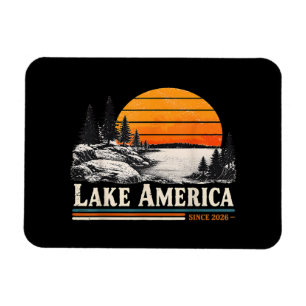Ímã Lago América 2026 Vintage