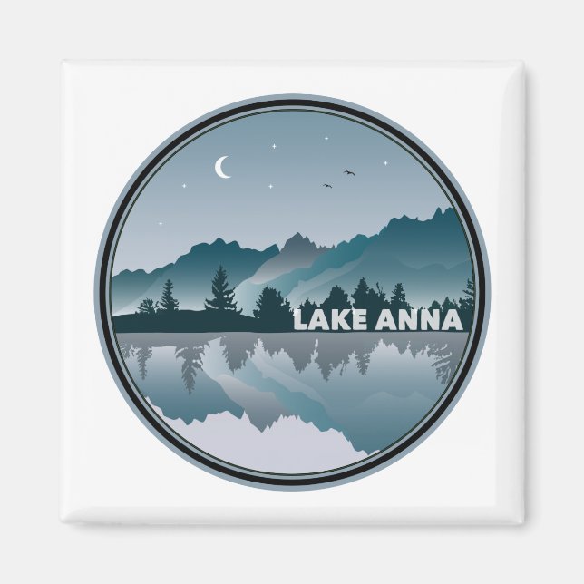 Imã Lago Anna Virginia Refletion (Frente)