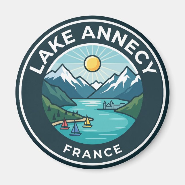 Imã Lago Annecy França (Frente)