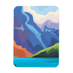 Ímã Lago azul