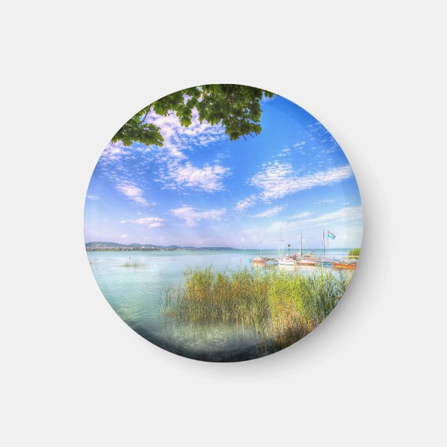 Imã Lago Balaton Hungria (Frente)