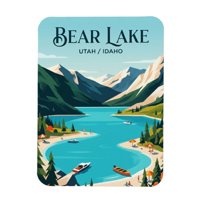 Ímã Lago Bear EUA (Vertical)