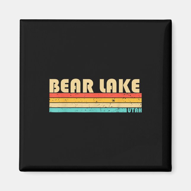 Imã Lago Bear Utah Piadas de Pesca Acampamento de Verã (Frente)