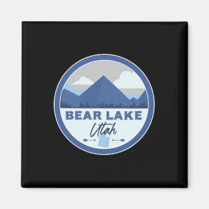Imã Lago Bear Utah Ut Montanhas Insígnia Caminhada Lem