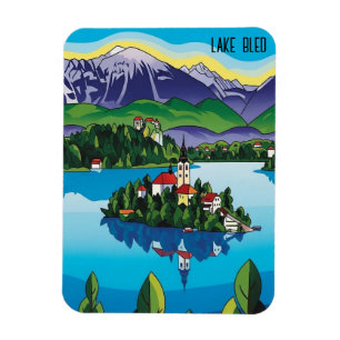 Ímã Lago Bled Eslovênia