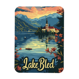Ímã Lago Bled Eslovênia