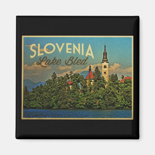 Imã Lago Bled Eslovênia (Frente)