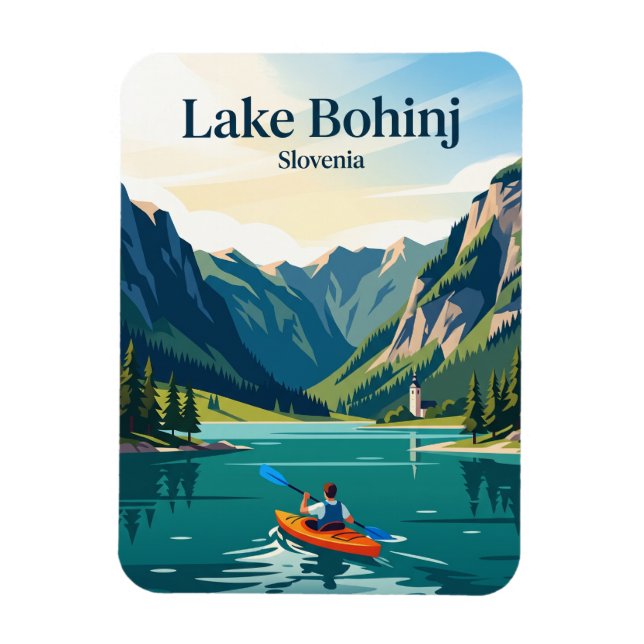 Ímã Lago Bohinj, Eslovênia (Vertical)